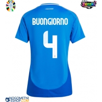 Ženski Nogometni dresi Italija Alessandro Buongiorno #4 Domači EP 2024 Kratek Rokav